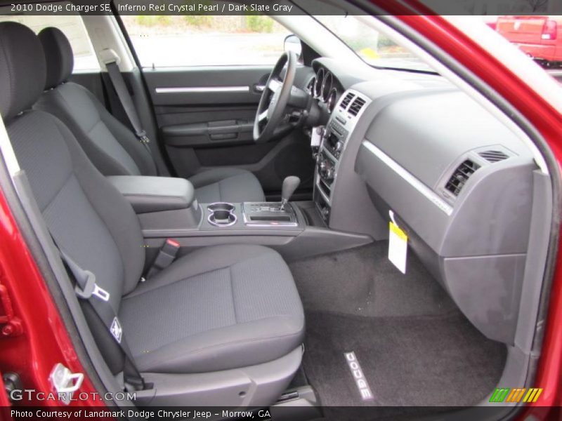 Inferno Red Crystal Pearl / Dark Slate Gray 2010 Dodge Charger SE