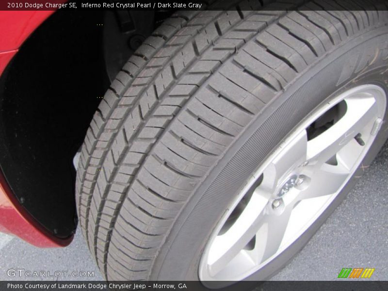 Inferno Red Crystal Pearl / Dark Slate Gray 2010 Dodge Charger SE