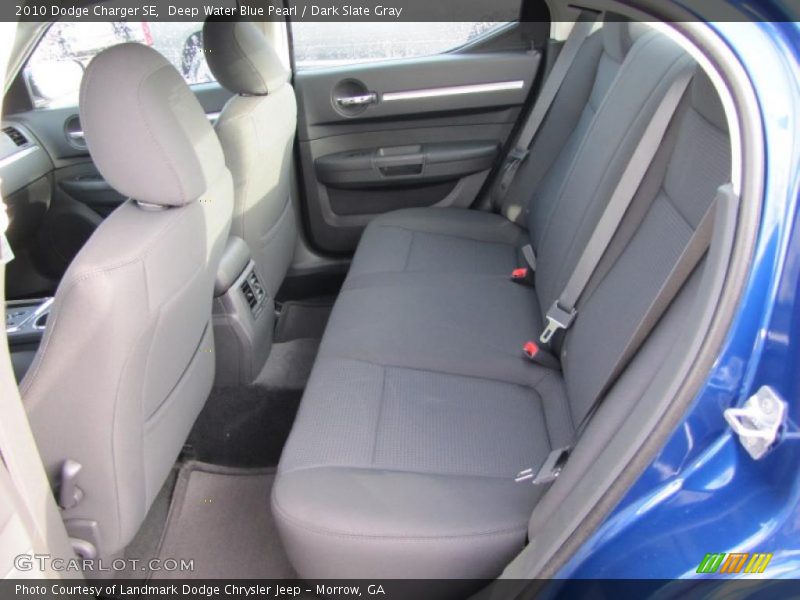 Deep Water Blue Pearl / Dark Slate Gray 2010 Dodge Charger SE