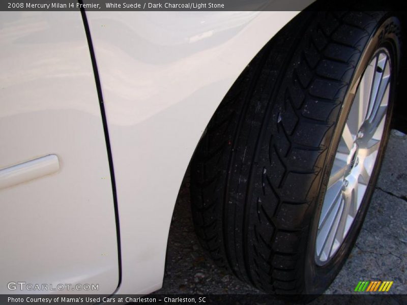 White Suede / Dark Charcoal/Light Stone 2008 Mercury Milan I4 Premier