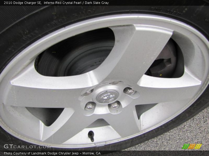 Inferno Red Crystal Pearl / Dark Slate Gray 2010 Dodge Charger SE