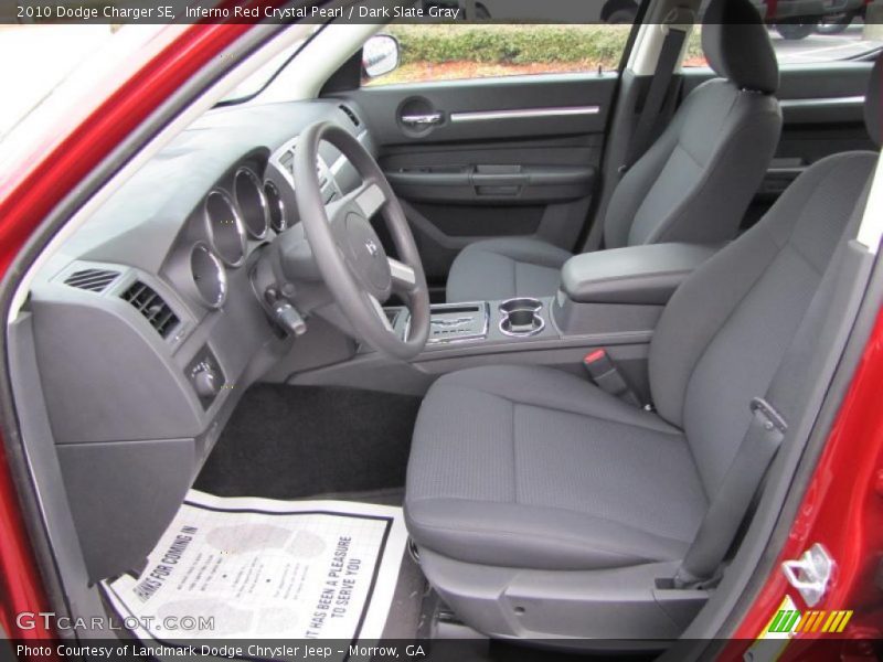 Inferno Red Crystal Pearl / Dark Slate Gray 2010 Dodge Charger SE