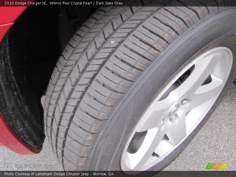 Inferno Red Crystal Pearl / Dark Slate Gray 2010 Dodge Charger SE