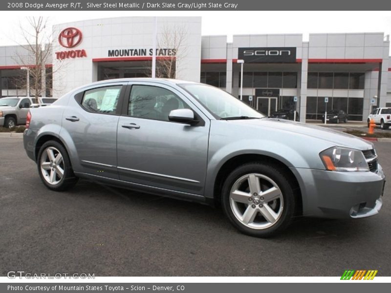 Silver Steel Metallic / Dark Slate Gray/Light Slate Gray 2008 Dodge Avenger R/T