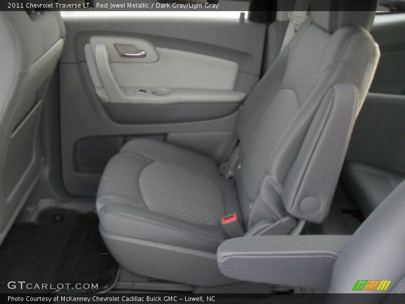 Red Jewel Metallic / Dark Gray/Light Gray 2011 Chevrolet Traverse LT
