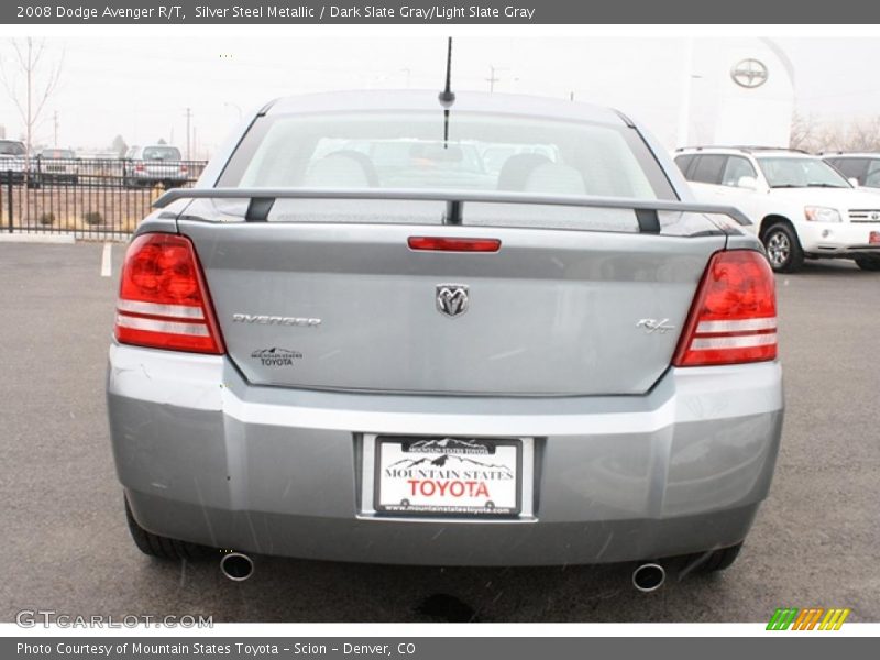 Silver Steel Metallic / Dark Slate Gray/Light Slate Gray 2008 Dodge Avenger R/T