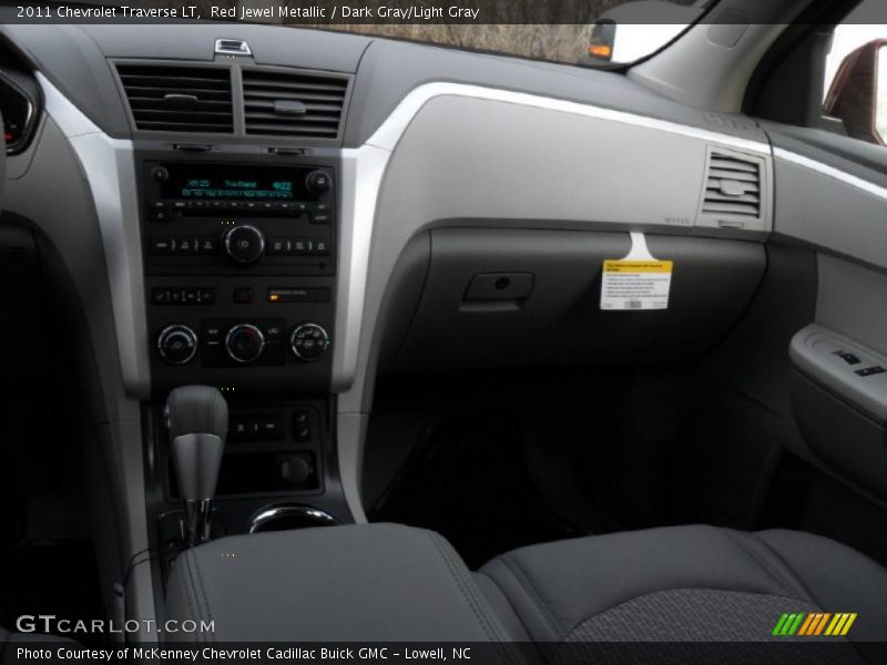 Red Jewel Metallic / Dark Gray/Light Gray 2011 Chevrolet Traverse LT