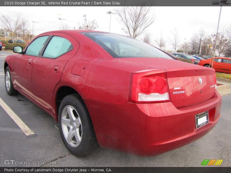 Inferno Red Crystal Pearl / Dark Slate Gray 2010 Dodge Charger SE