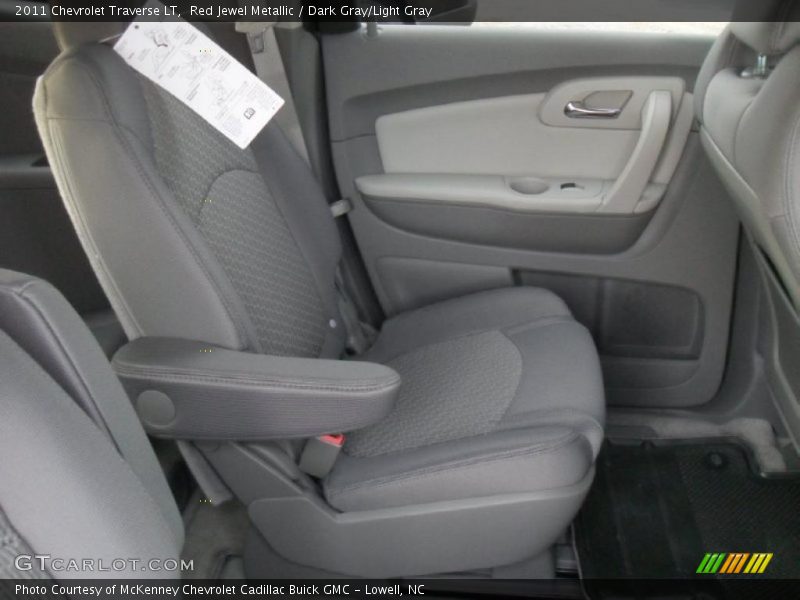 Red Jewel Metallic / Dark Gray/Light Gray 2011 Chevrolet Traverse LT