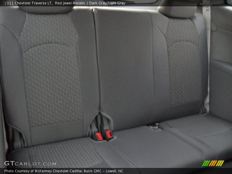 Red Jewel Metallic / Dark Gray/Light Gray 2011 Chevrolet Traverse LT