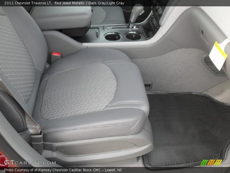 Red Jewel Metallic / Dark Gray/Light Gray 2011 Chevrolet Traverse LT