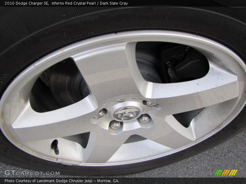 Inferno Red Crystal Pearl / Dark Slate Gray 2010 Dodge Charger SE