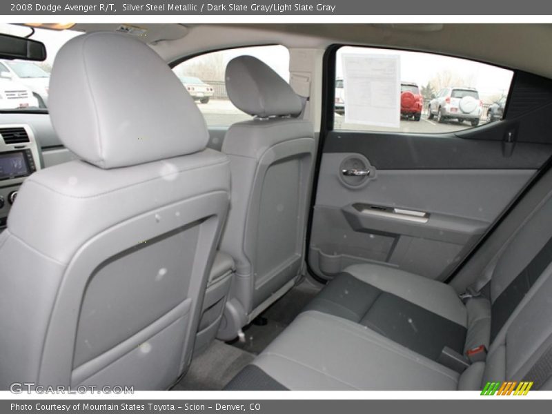 Silver Steel Metallic / Dark Slate Gray/Light Slate Gray 2008 Dodge Avenger R/T