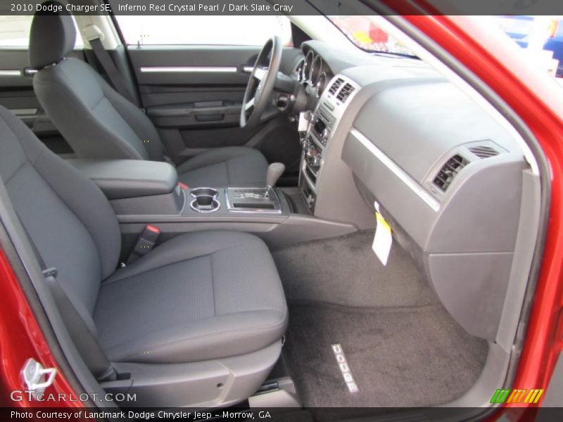 Inferno Red Crystal Pearl / Dark Slate Gray 2010 Dodge Charger SE