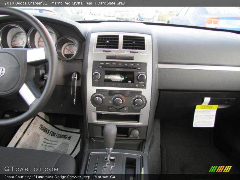 Inferno Red Crystal Pearl / Dark Slate Gray 2010 Dodge Charger SE