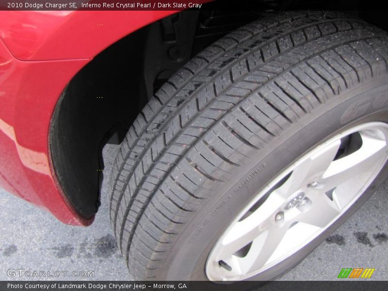 Inferno Red Crystal Pearl / Dark Slate Gray 2010 Dodge Charger SE