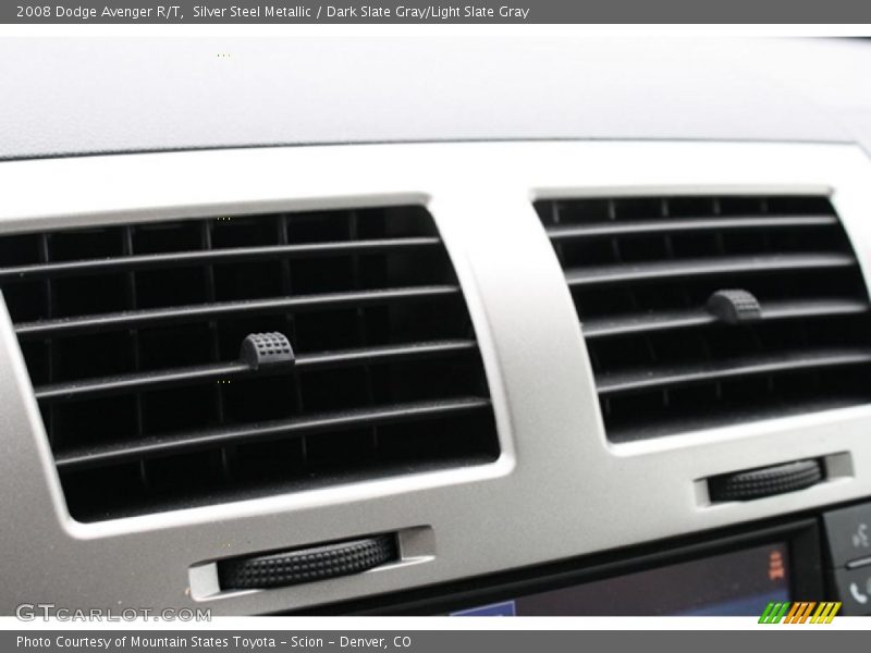 Silver Steel Metallic / Dark Slate Gray/Light Slate Gray 2008 Dodge Avenger R/T