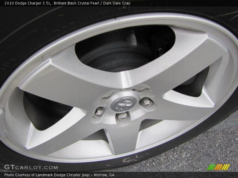 Brilliant Black Crystal Pearl / Dark Slate Gray 2010 Dodge Charger 3.5L
