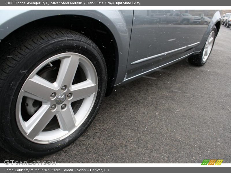 Silver Steel Metallic / Dark Slate Gray/Light Slate Gray 2008 Dodge Avenger R/T