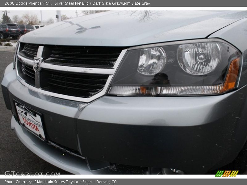 Silver Steel Metallic / Dark Slate Gray/Light Slate Gray 2008 Dodge Avenger R/T
