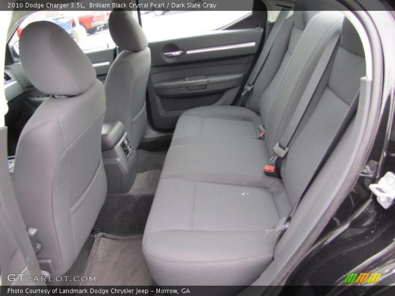 Brilliant Black Crystal Pearl / Dark Slate Gray 2010 Dodge Charger 3.5L