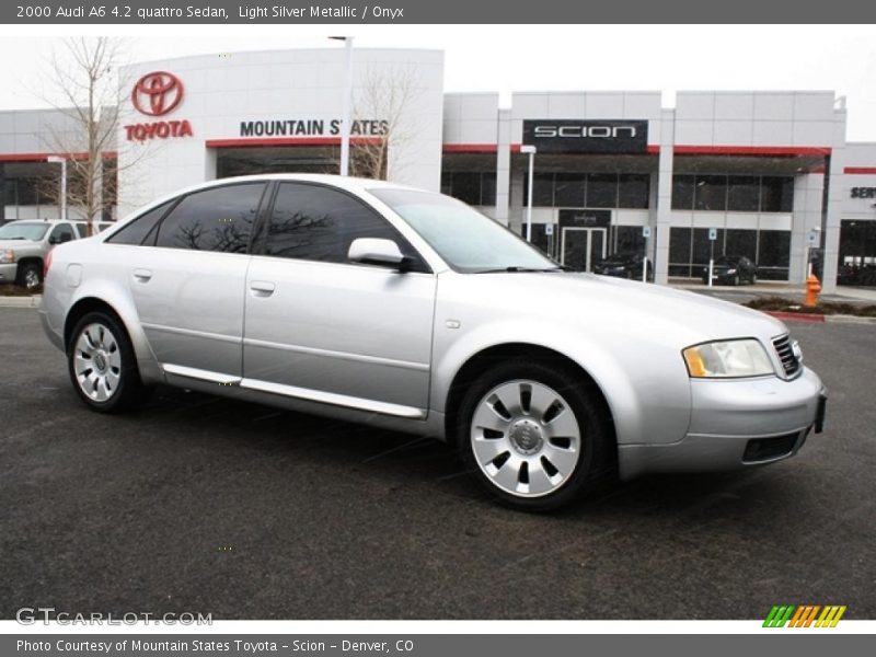Light Silver Metallic / Onyx 2000 Audi A6 4.2 quattro Sedan