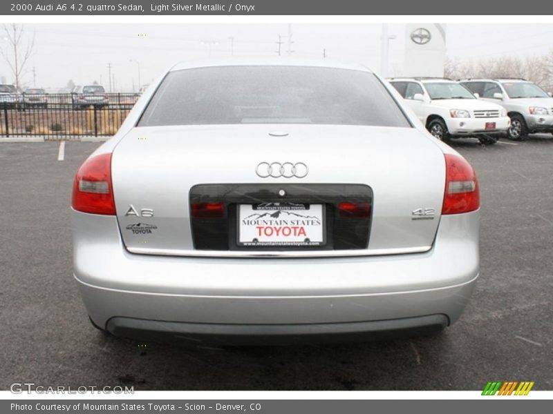 Light Silver Metallic / Onyx 2000 Audi A6 4.2 quattro Sedan