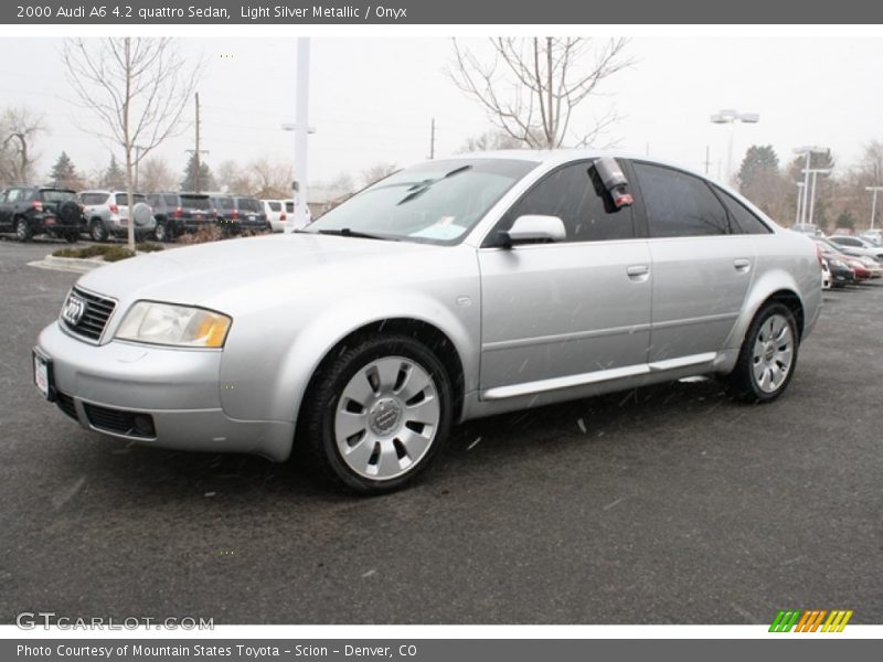 Light Silver Metallic / Onyx 2000 Audi A6 4.2 quattro Sedan