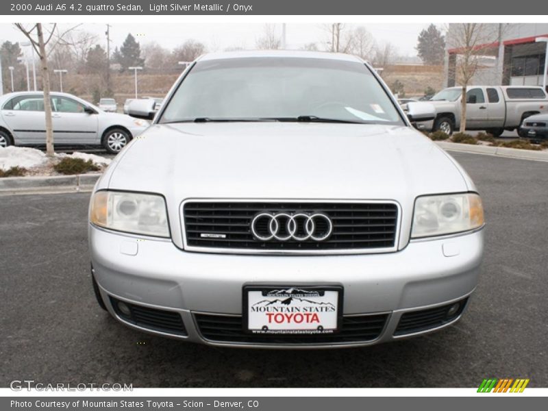 Light Silver Metallic / Onyx 2000 Audi A6 4.2 quattro Sedan