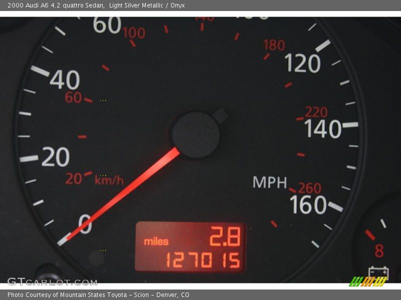 Light Silver Metallic / Onyx 2000 Audi A6 4.2 quattro Sedan