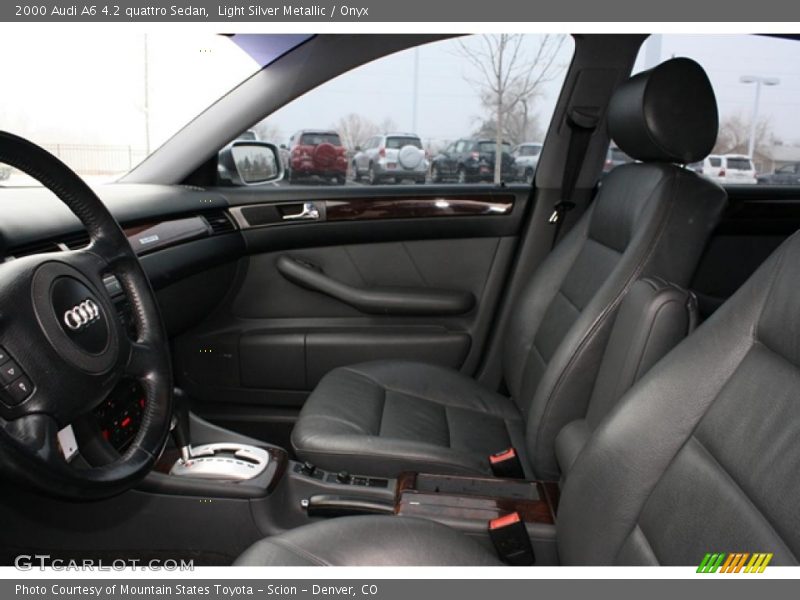 Light Silver Metallic / Onyx 2000 Audi A6 4.2 quattro Sedan