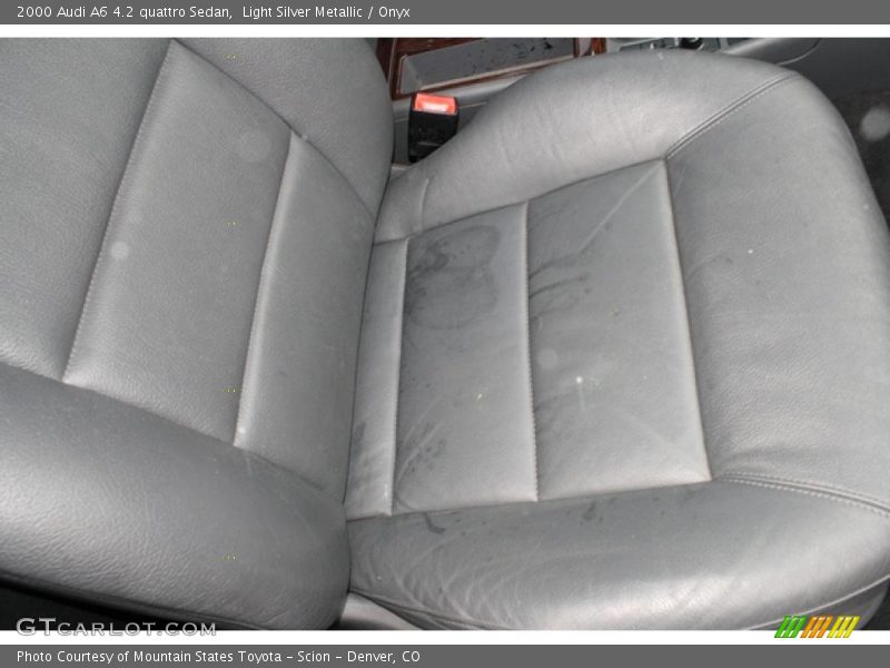 Light Silver Metallic / Onyx 2000 Audi A6 4.2 quattro Sedan