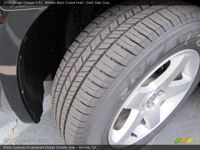 Brilliant Black Crystal Pearl / Dark Slate Gray 2010 Dodge Charger 3.5L