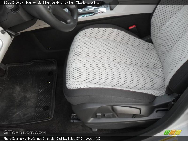 Silver Ice Metallic / Light Titanium/Jet Black 2011 Chevrolet Equinox LS