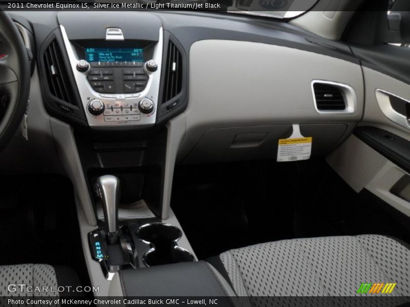 Silver Ice Metallic / Light Titanium/Jet Black 2011 Chevrolet Equinox LS