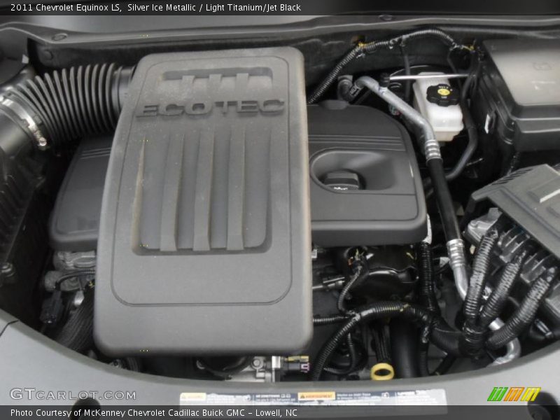 Silver Ice Metallic / Light Titanium/Jet Black 2011 Chevrolet Equinox LS