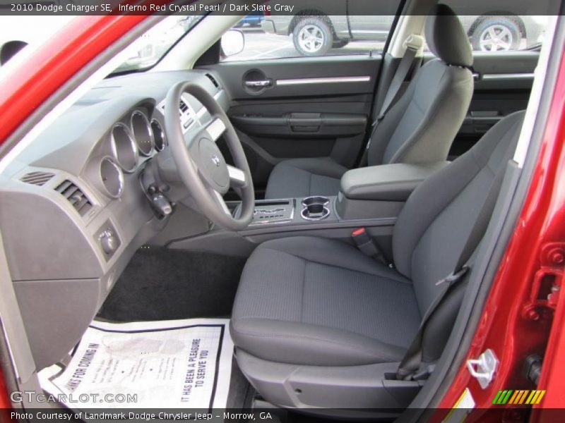 Inferno Red Crystal Pearl / Dark Slate Gray 2010 Dodge Charger SE