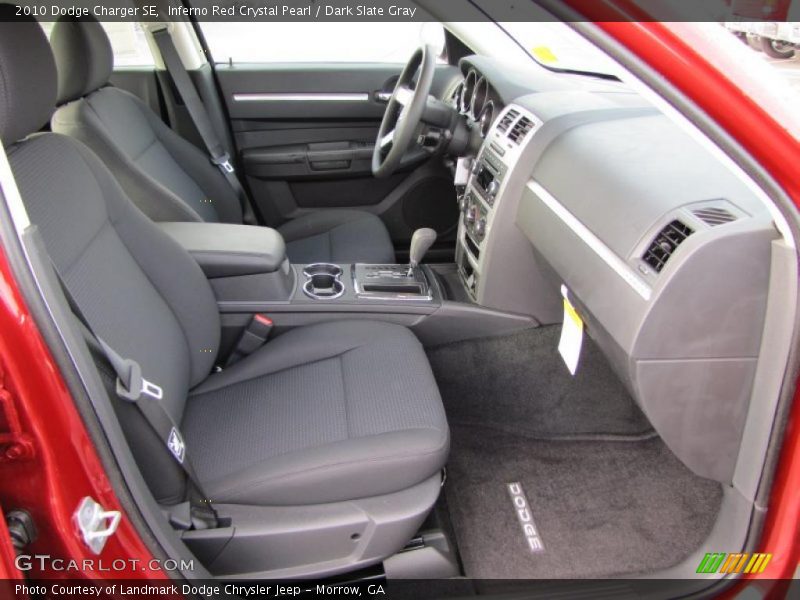 Inferno Red Crystal Pearl / Dark Slate Gray 2010 Dodge Charger SE