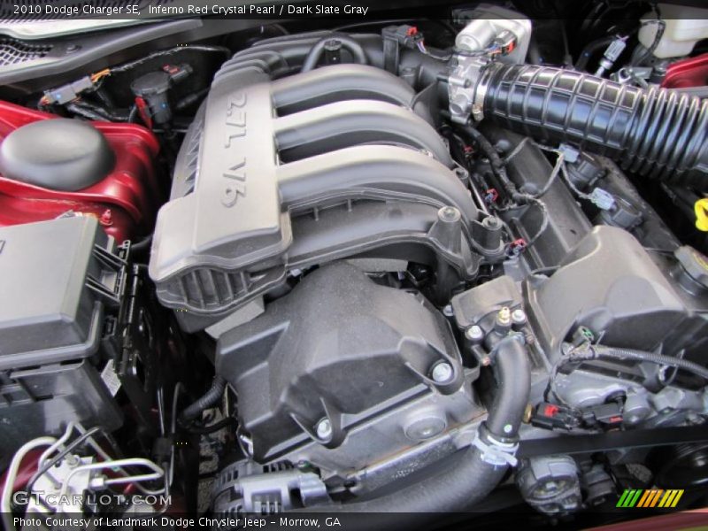 Inferno Red Crystal Pearl / Dark Slate Gray 2010 Dodge Charger SE