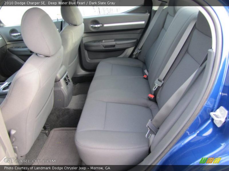 Deep Water Blue Pearl / Dark Slate Gray 2010 Dodge Charger SE