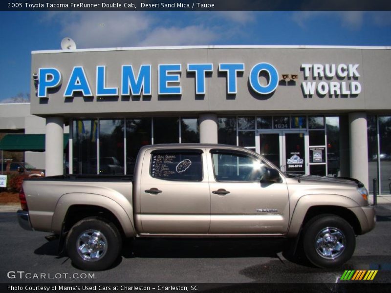 Desert Sand Mica / Taupe 2005 Toyota Tacoma PreRunner Double Cab