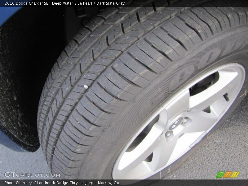 Deep Water Blue Pearl / Dark Slate Gray 2010 Dodge Charger SE