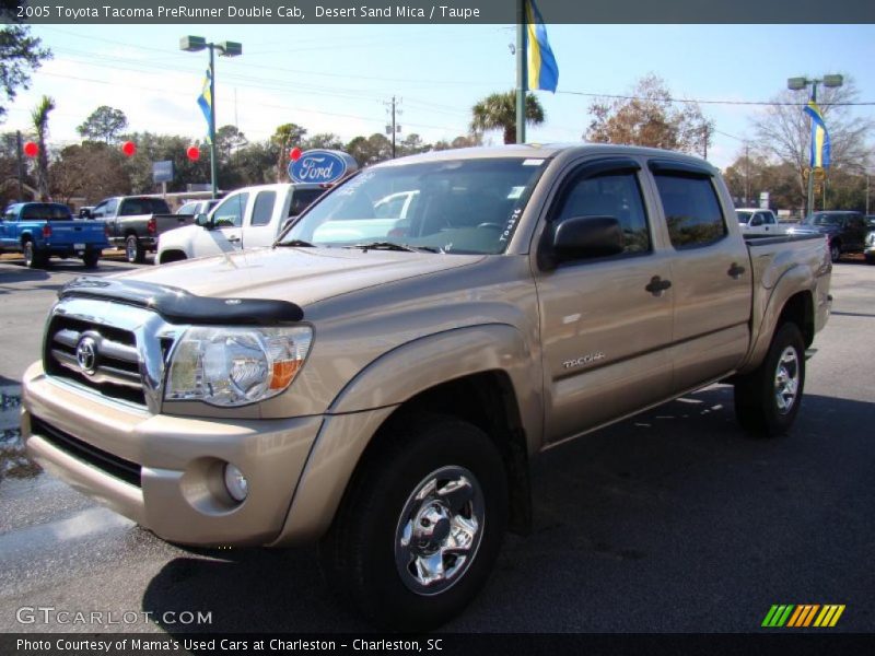 Desert Sand Mica / Taupe 2005 Toyota Tacoma PreRunner Double Cab