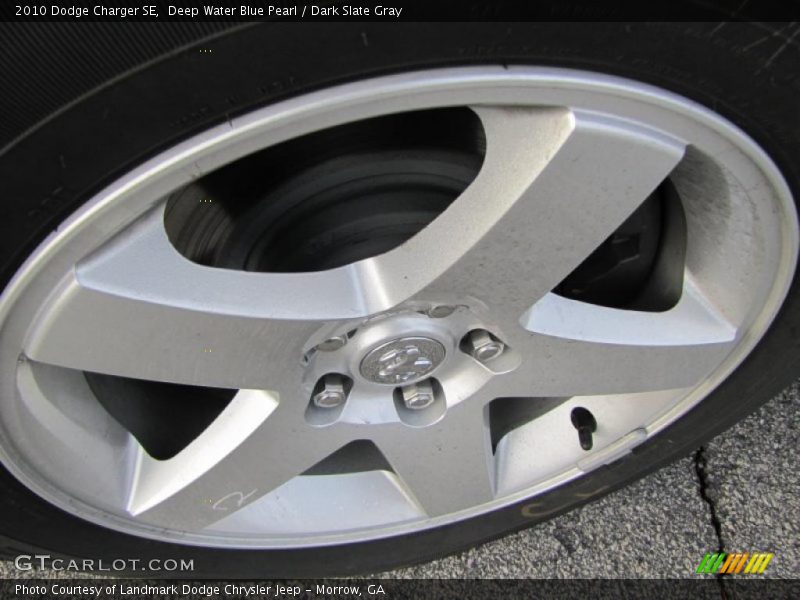 Deep Water Blue Pearl / Dark Slate Gray 2010 Dodge Charger SE