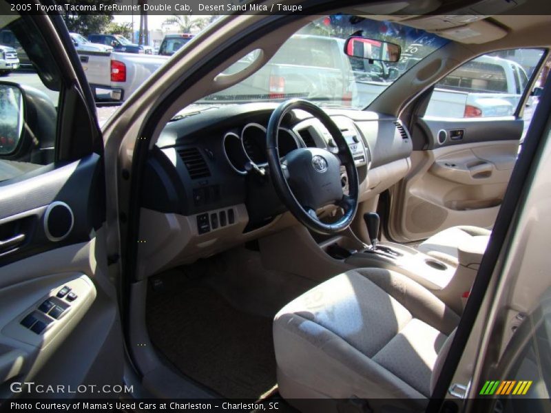 Desert Sand Mica / Taupe 2005 Toyota Tacoma PreRunner Double Cab