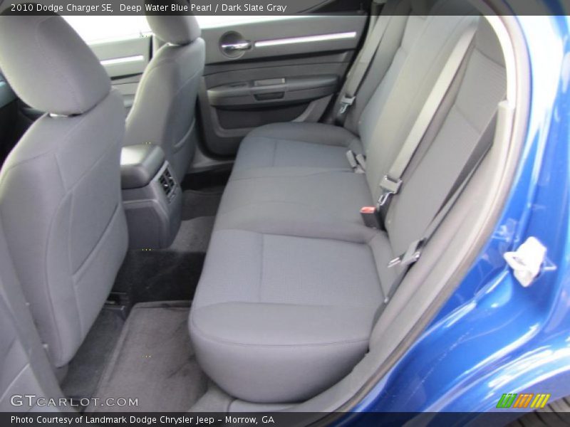 Deep Water Blue Pearl / Dark Slate Gray 2010 Dodge Charger SE