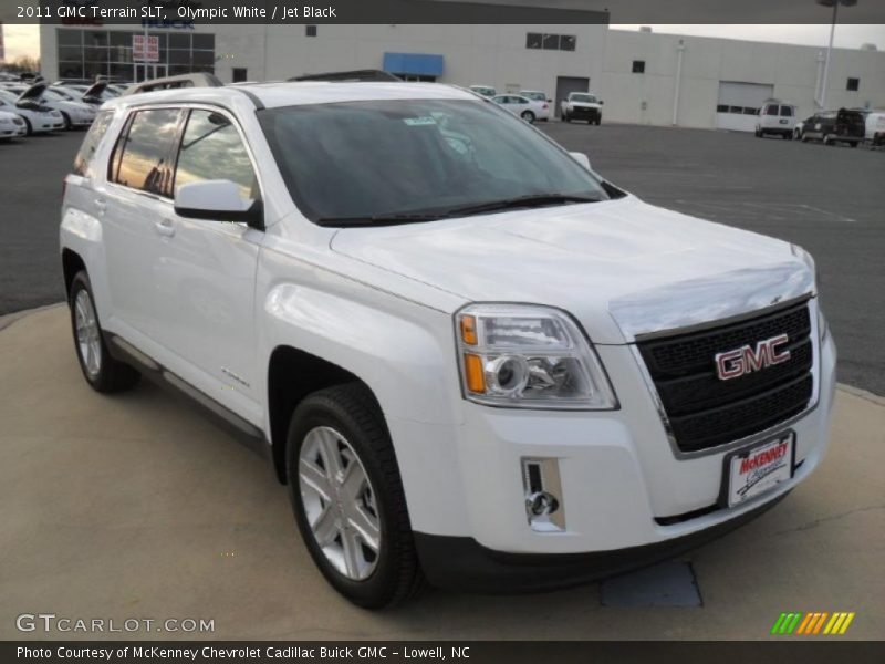 Olympic White / Jet Black 2011 GMC Terrain SLT