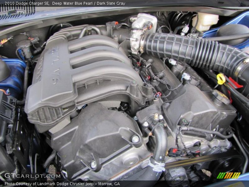 Deep Water Blue Pearl / Dark Slate Gray 2010 Dodge Charger SE