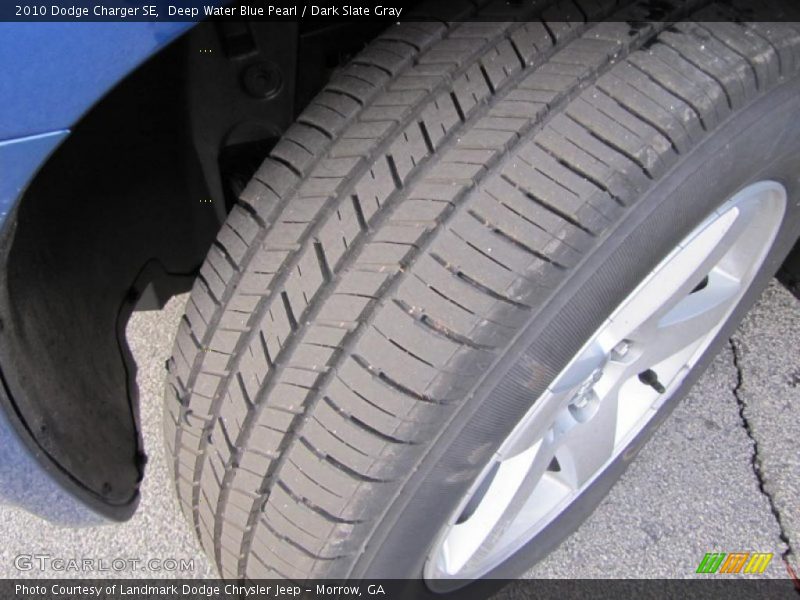 Deep Water Blue Pearl / Dark Slate Gray 2010 Dodge Charger SE
