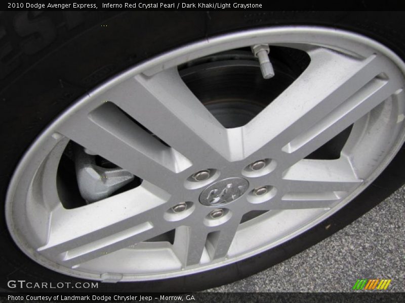 Inferno Red Crystal Pearl / Dark Khaki/Light Graystone 2010 Dodge Avenger Express